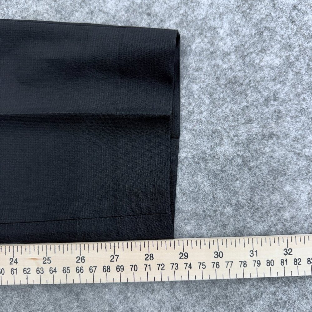 Nautica Ceylon Pant 30x29 Men's Active Stretch Micro-Stripe Black/Noire NEW - Picture 7 of 13